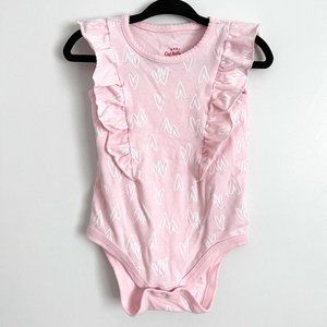 Light Pink Heart Body Suit - 3-6 Months